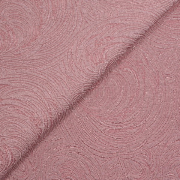 Jacquard de polyester Marie bois de rose