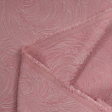 Jacquard de polyester Marie bois de rose