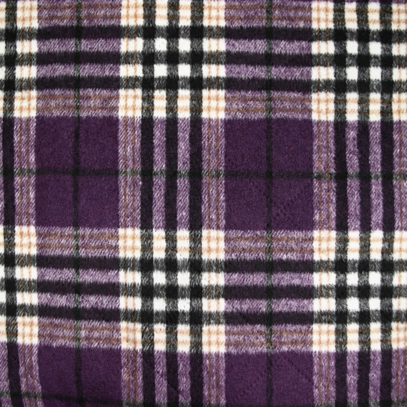 Jacquard matelassé duveteux violet