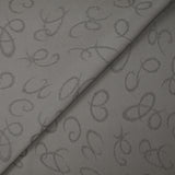 Jacquard satin de polyester Carolina gris