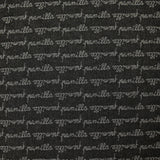 Jean's coton jacquard écriture lurex doré