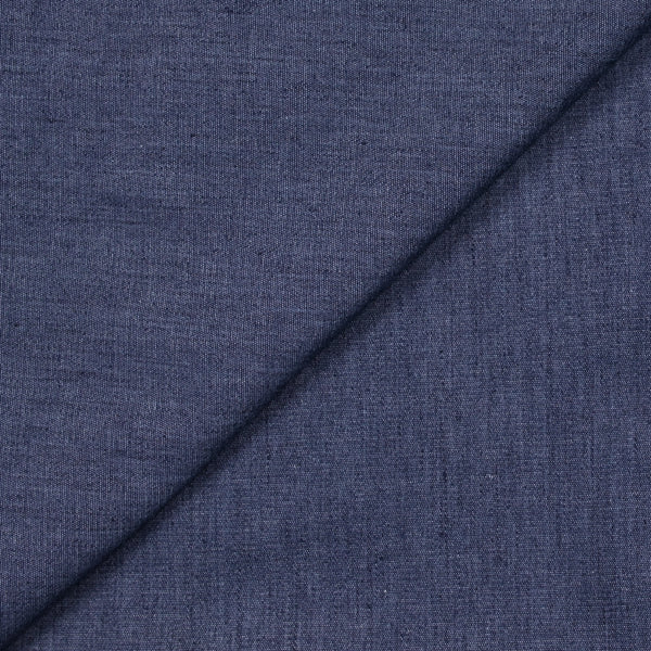 Jean's léger polycoton pour chemise bleu