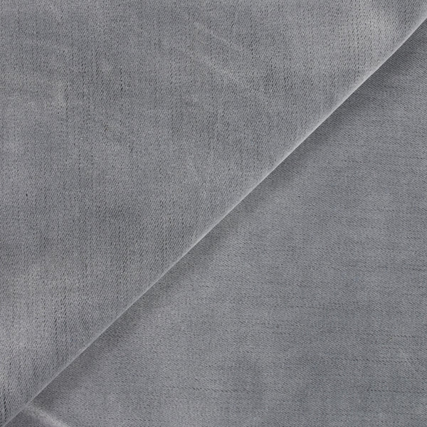 Jean's velours ras de coton gris