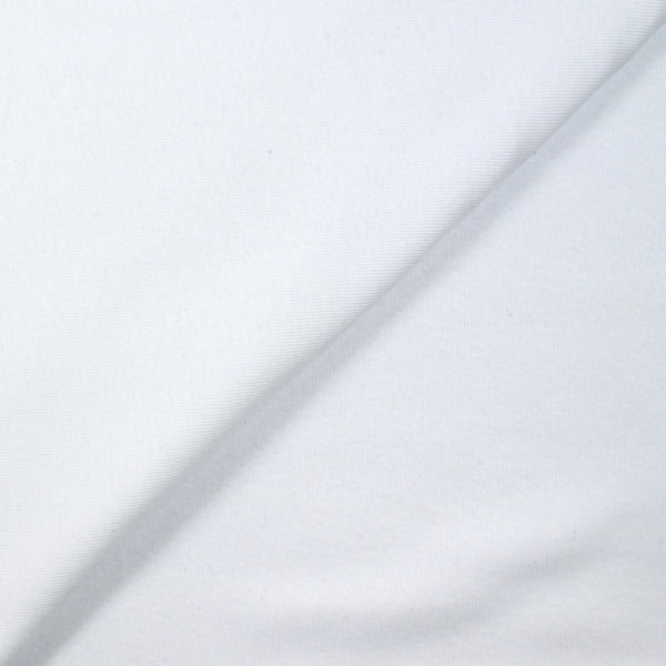 Jersey de coton blanc