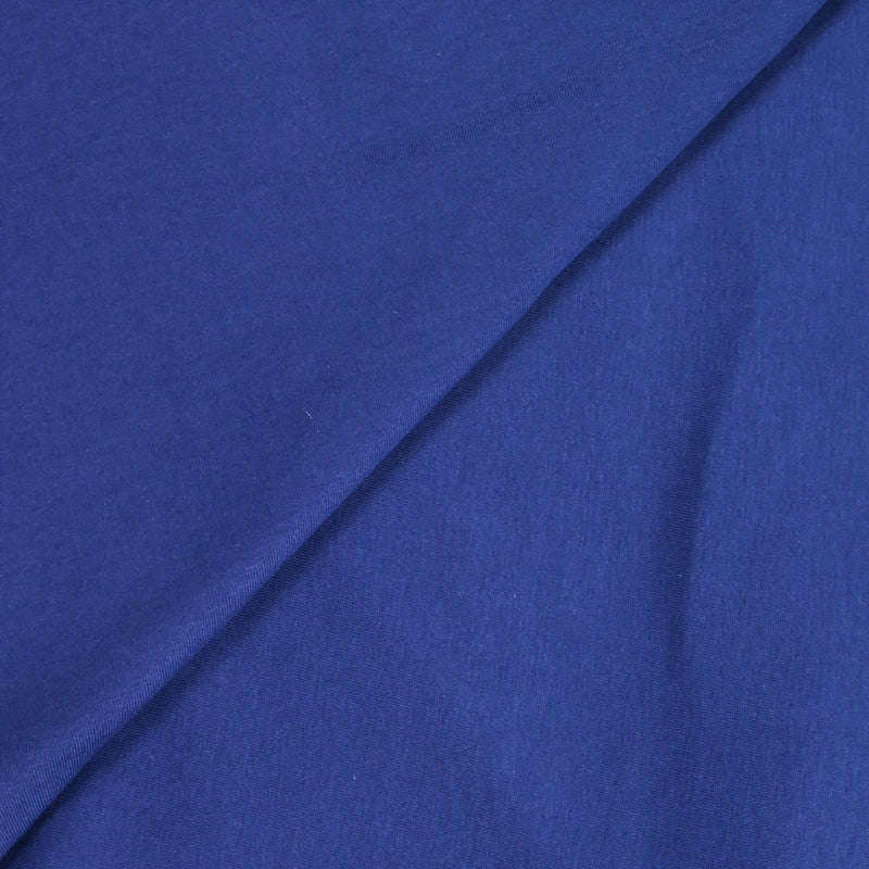Jersey de coton bleu