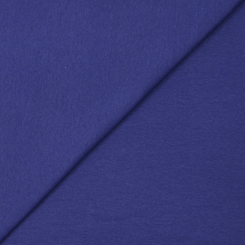 Jersey de coton bleu indigo