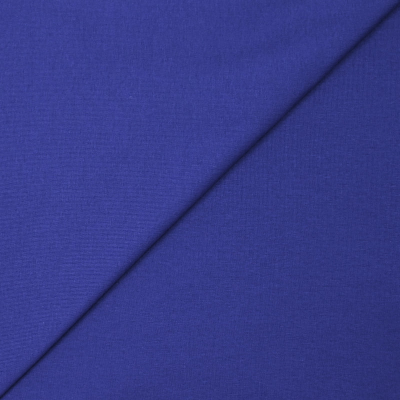 Jersey de coton bleu roi
