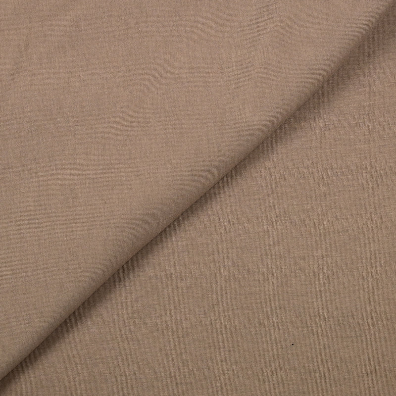 Jersey de coton café au lait