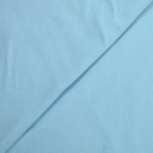 Jersey de coton bleu céleste