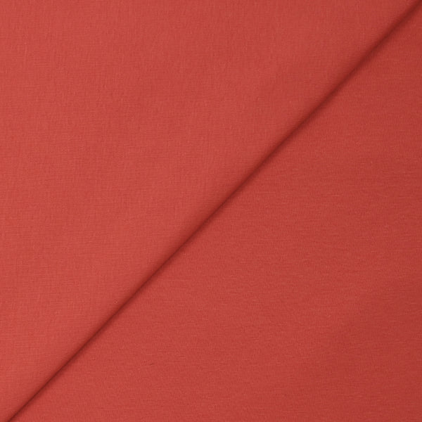 Jersey de coton corail