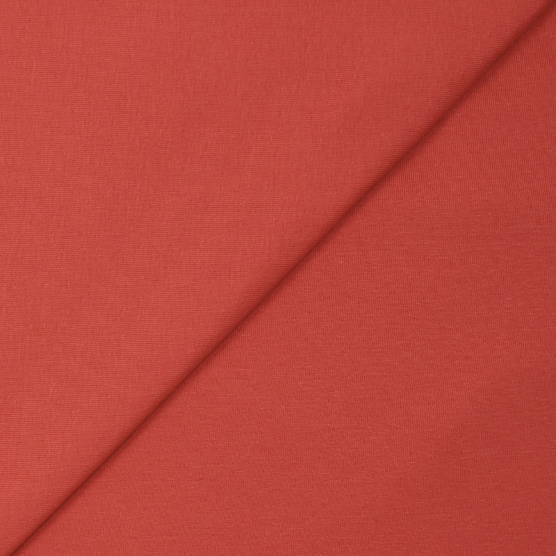 Jersey de coton corail