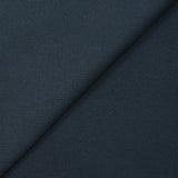 Jersey de coton côtelé bleu nuit