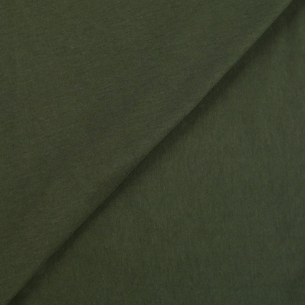 Jersey de coton vert sous-bois