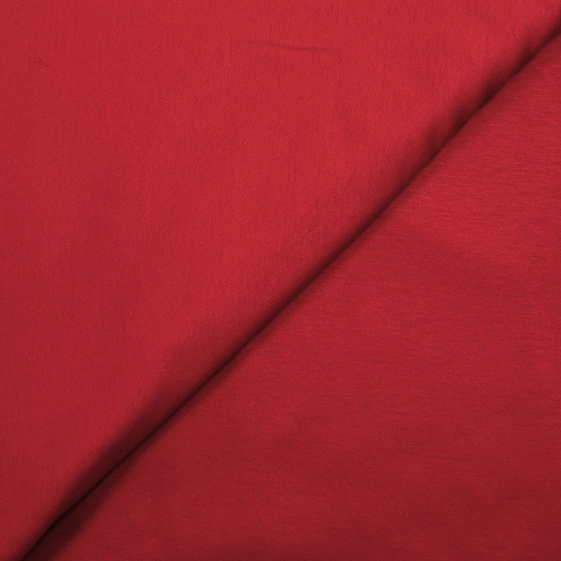 Paréo Court En Dentelle Bi-Matières (Coton & Viscose) Rouge - 190 X 85 Cm - Neuf Avec Étiquettes