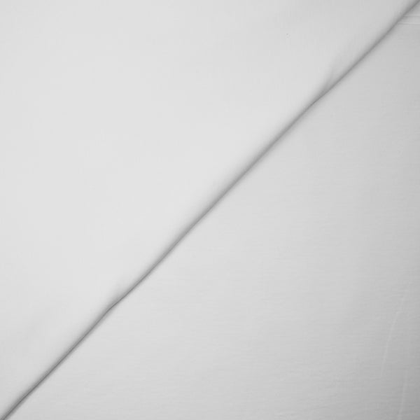 Jersey de coton fin blanc optique