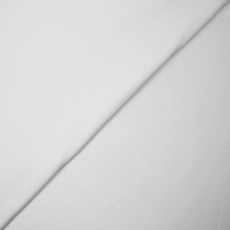 Jersey de coton fin blanc optique