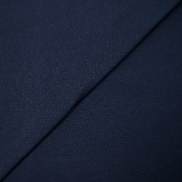Jersey de coton fin bleu marine