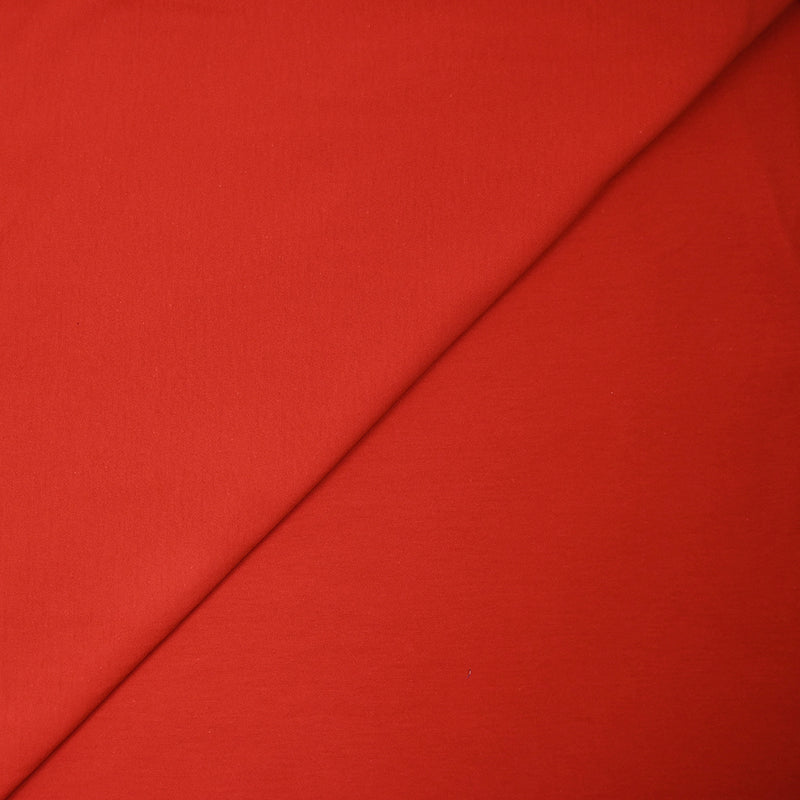 Jersey de coton fin flammé rouge vermeil