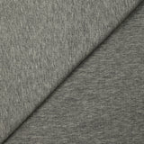 Jersey de coton fin gris chiné