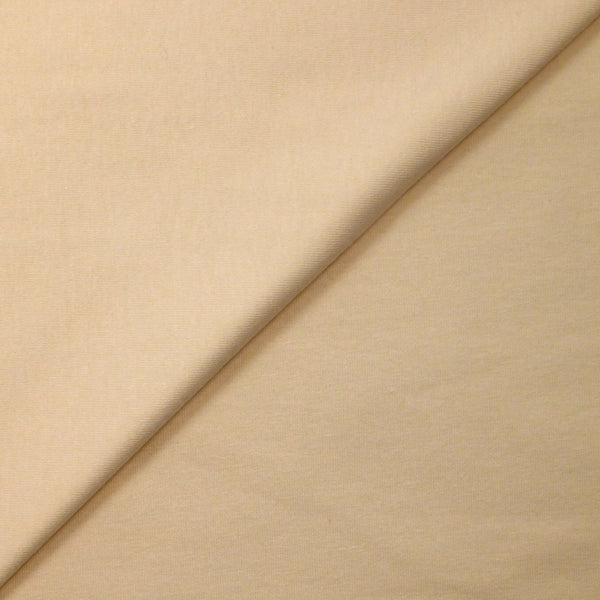 Jersey de coton fin pêche blanche