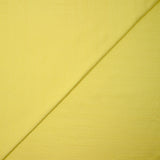 Jersey de coton fin rayé jaune beurre