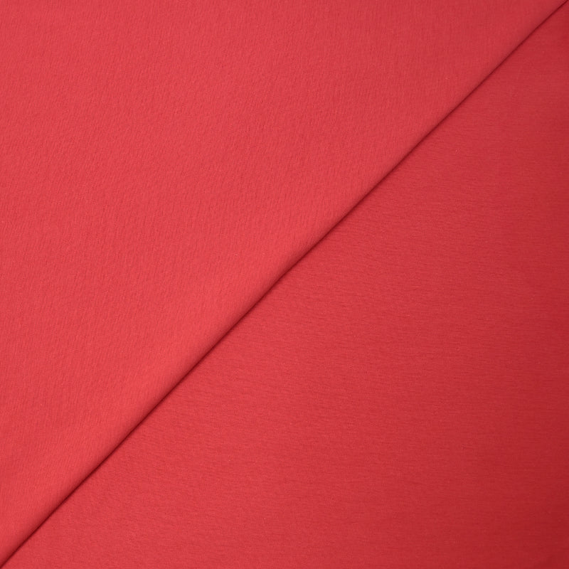 Jersey de coton fin rouge grenadine