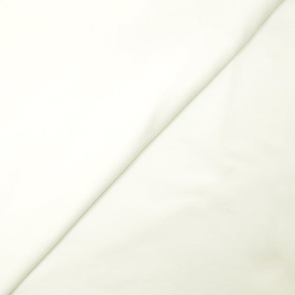Jersey de coton flammé blanc d'oeuf