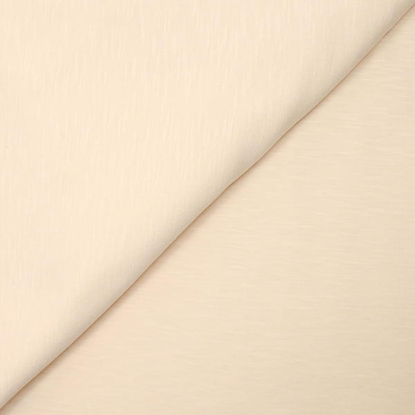 Jersey de coton flammé coquille d'oeuf