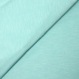 Jersey de coton flammé cyan