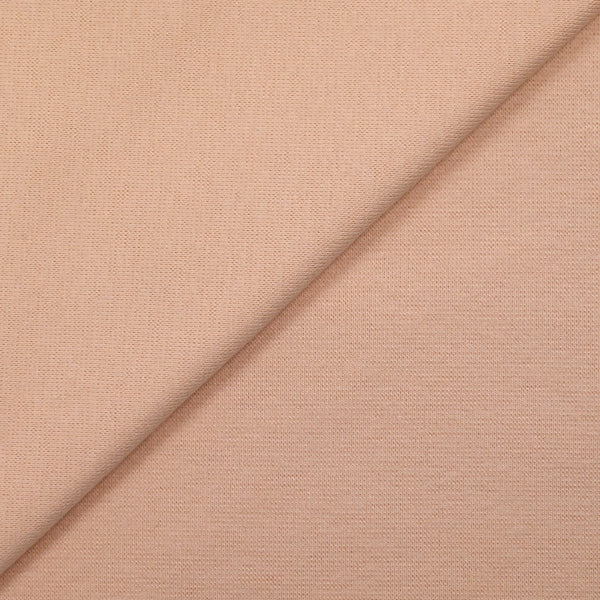 Jersey de coton interlock rose saumon