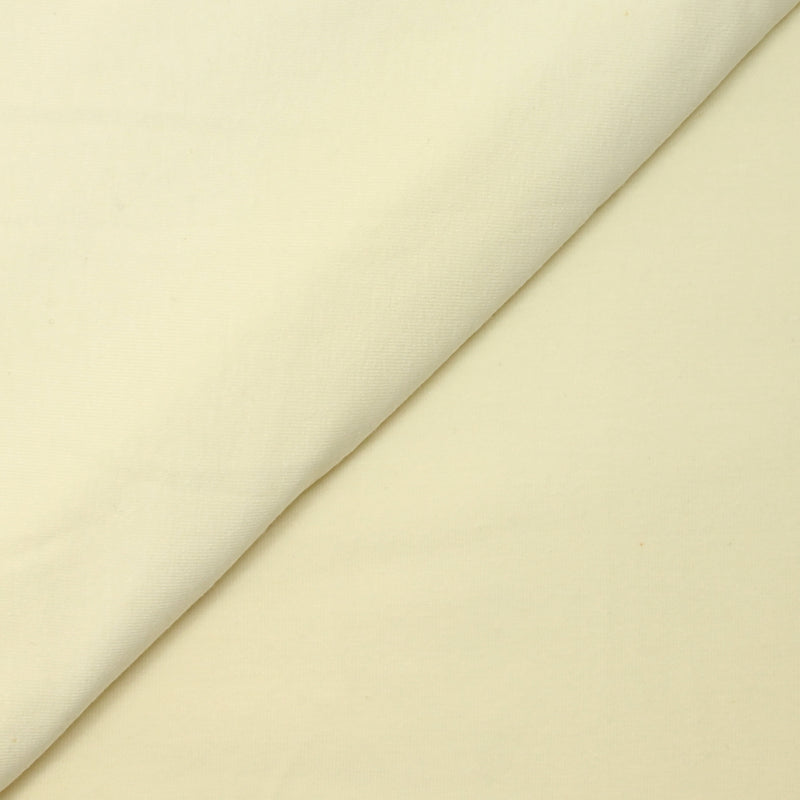 Jersey de coton jaune pastel