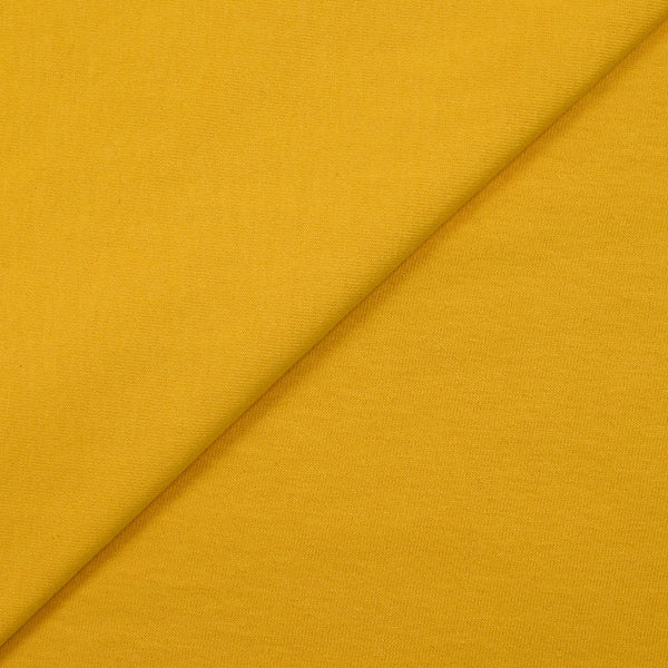Jersey de coton jaune soleil