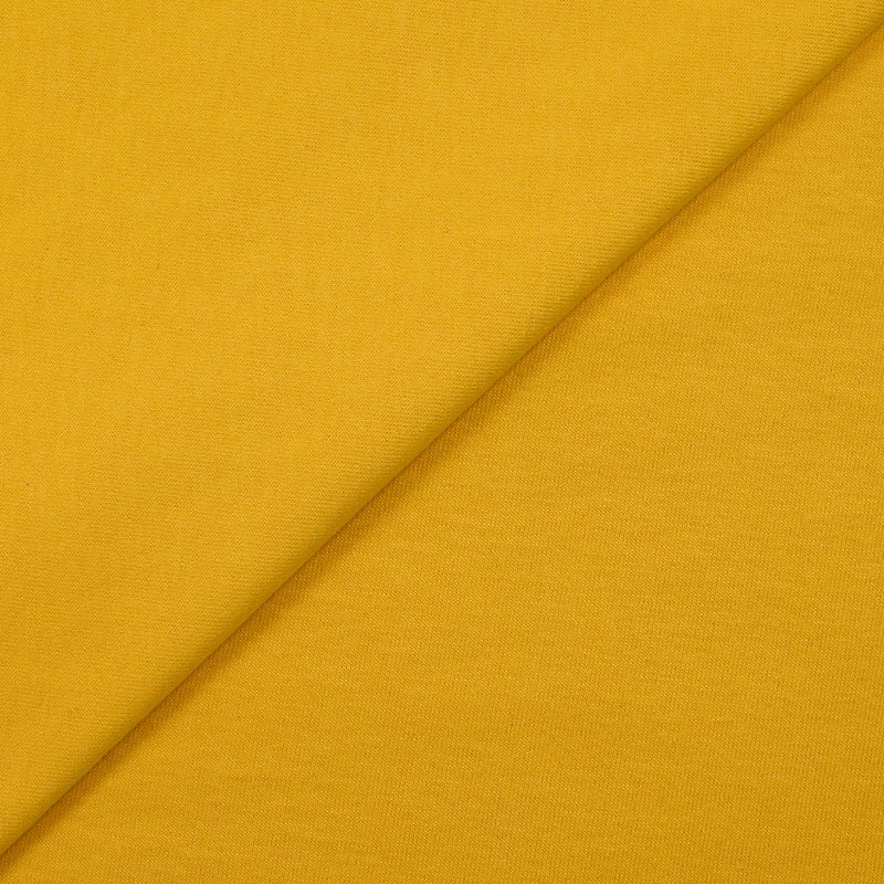 Jersey de coton jaune soleil