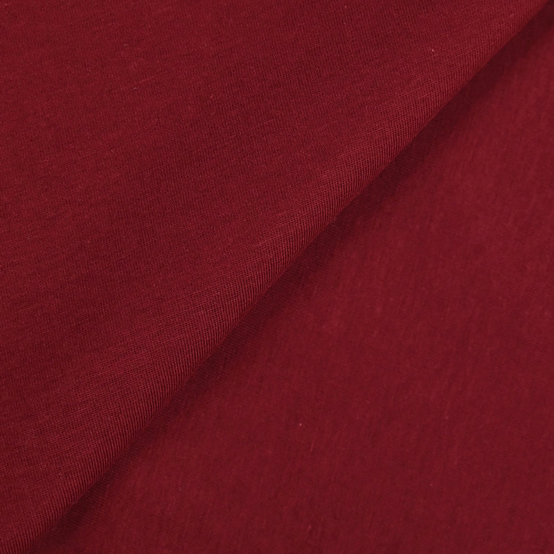 Jersey de coton lie de vin