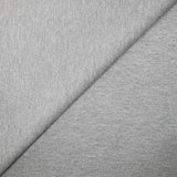 Jersey de coton lurex argent fond gris