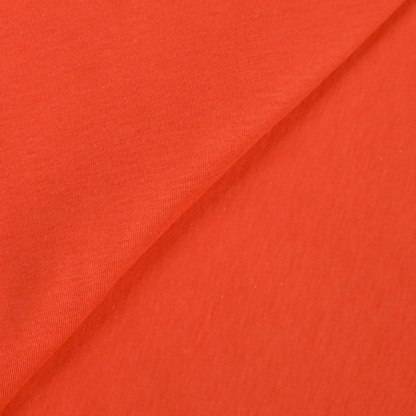 Jersey de coton mandarine glacé