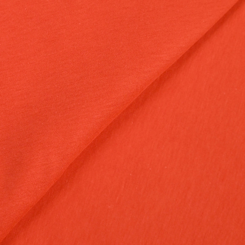 Jersey de coton mandarine glacé