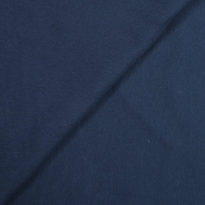 Jersey de coton marine abysse