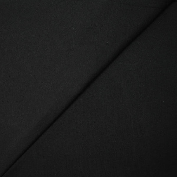 Jersey de coton noir corbeau