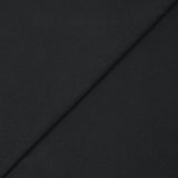 Jersey de coton piqué noir