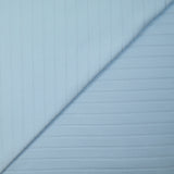 Jersey de coton rayure ton sur ton bleu ciel