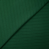 Jersey de coton rayure ton sur ton vert forêt
