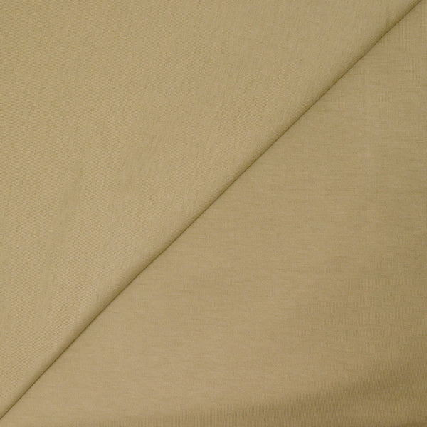 Jersey de coton sable foncé