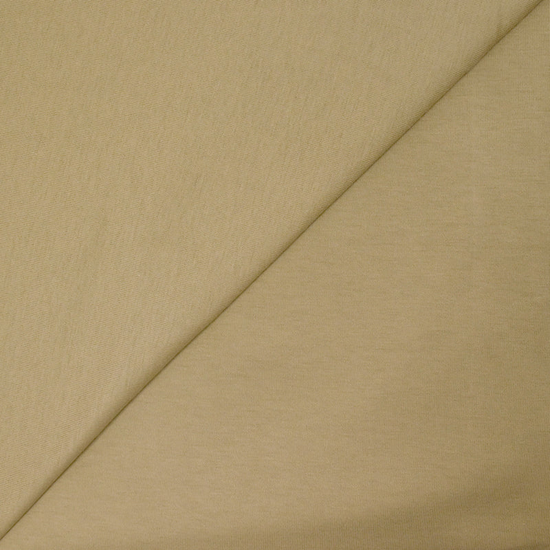 Jersey de coton sable foncé
