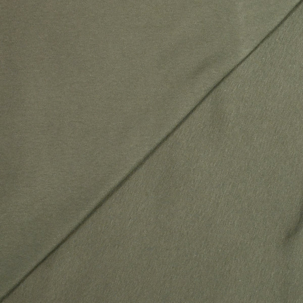 Jersey de coton vert militaire
