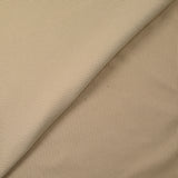 Jersey de polycoton côtelé beige