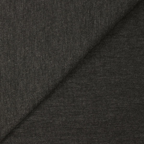 Jersey de polyester anthracite chiné