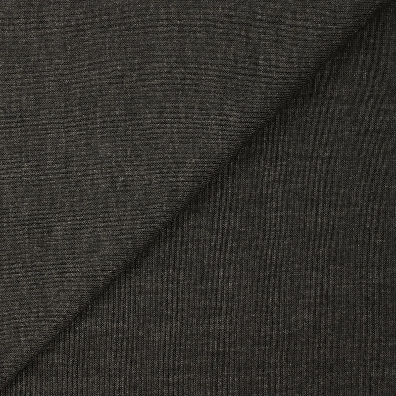 Jersey de polyester anthracite chiné