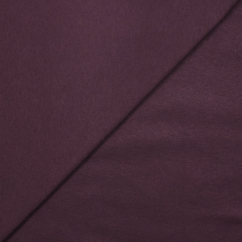 Jersey de polyester aubergine