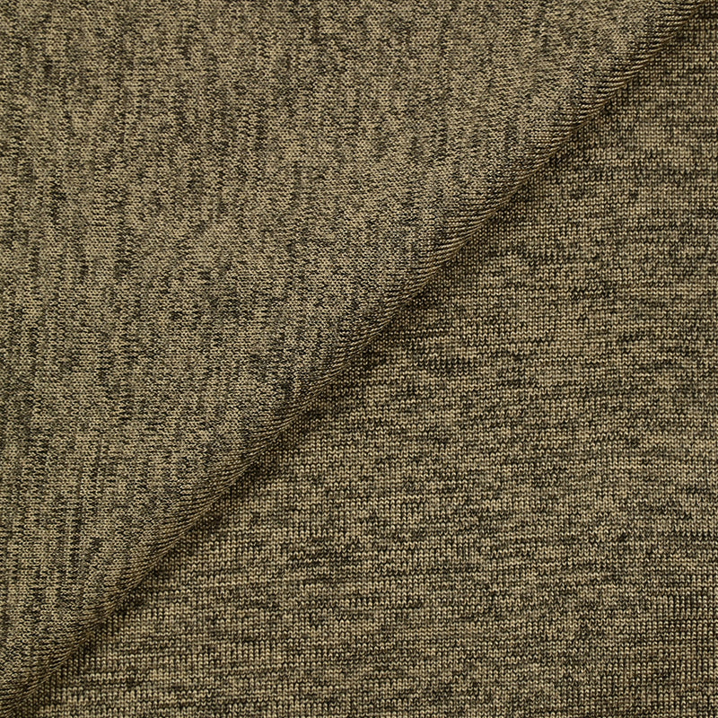 Jersey de polyester chiné beige